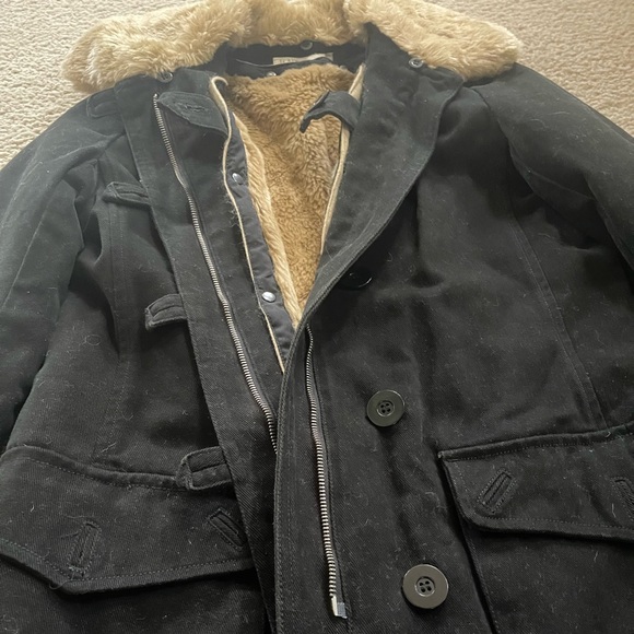 Sherpa Fleeced Lined Canvas Utility Jacket - J.Crew - Picture 3 of 13